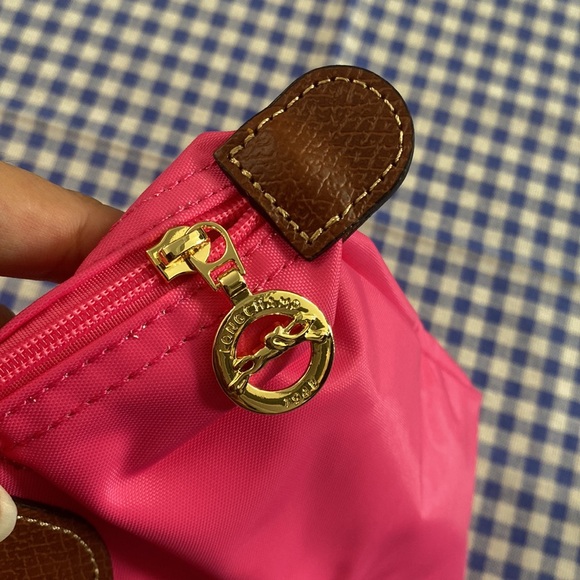 Longchamp Le Pliage Candy Pink Foldable Shoulder Bag - Picture 3 of 9